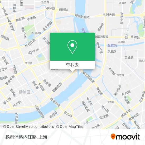 杨树浦路内江路地图