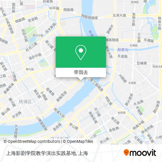 上海影剧学院教学演出实践基地地图