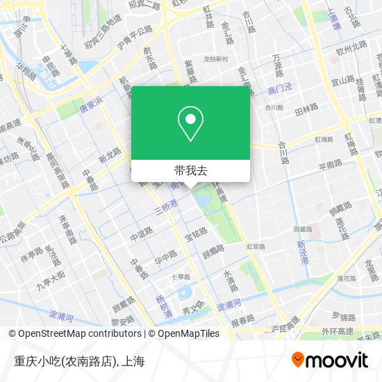 重庆小吃(农南路店)地图