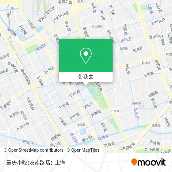重庆小吃(农南路店)地图