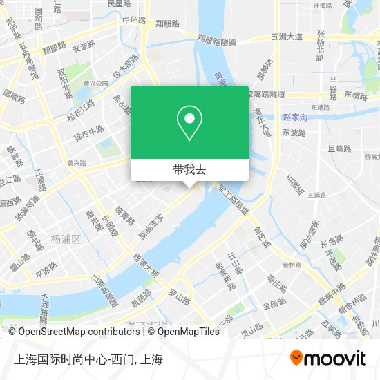 上海国际时尚中心-西门地图