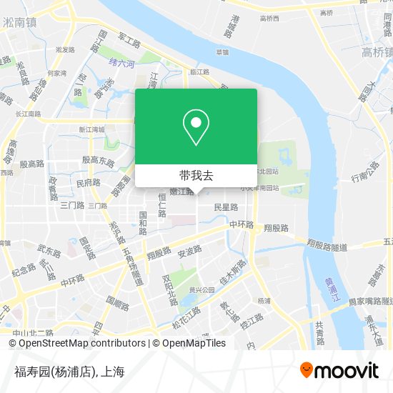 福寿园(杨浦店)地图