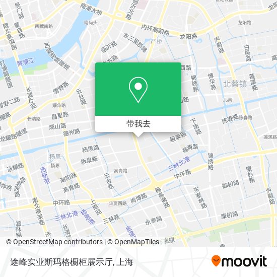 途峰实业斯玛格橱柜展示厅地图