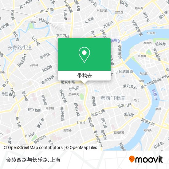 金陵西路与长乐路地图