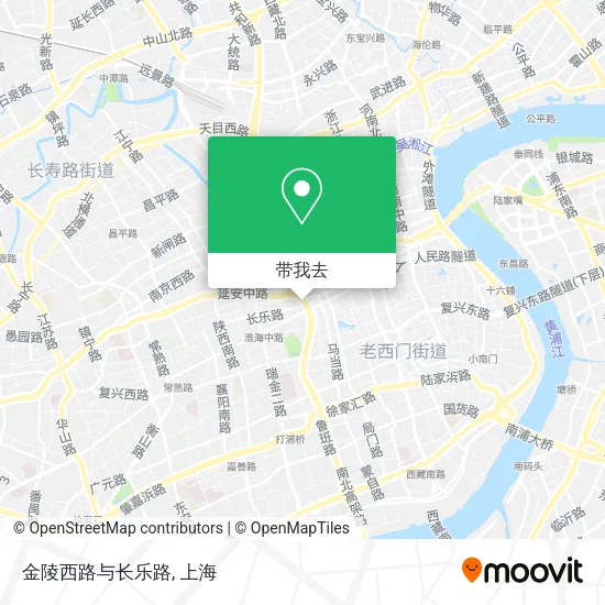 金陵西路与长乐路地图