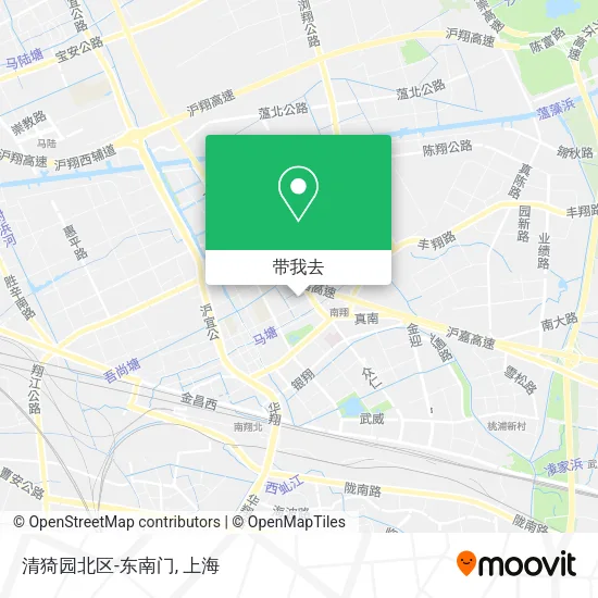 清猗园北区-东南门地图