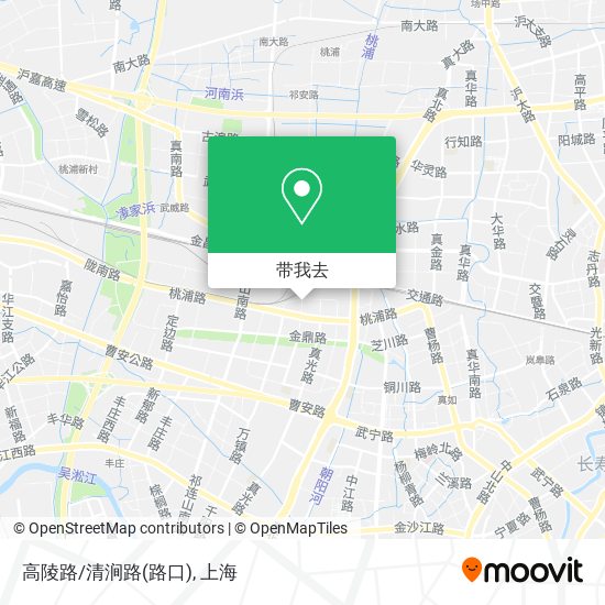 高陵路/清涧路(路口)地图