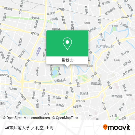 华东师范大学-大礼堂地图