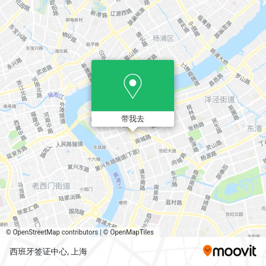 西班牙签证中心地图