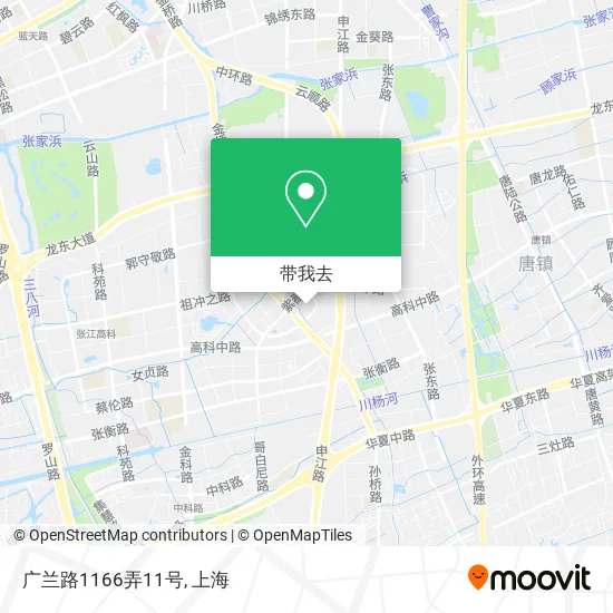 广兰路1166弄11号地图