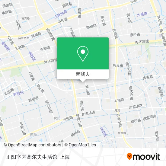 正阳室内高尔夫生活馆地图