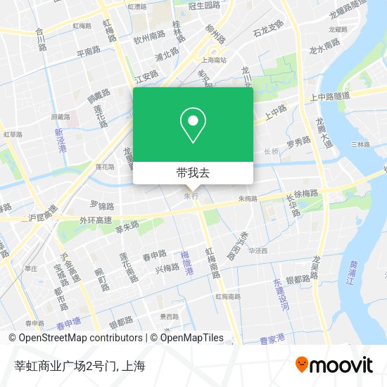 莘虹商业广场2号门地图