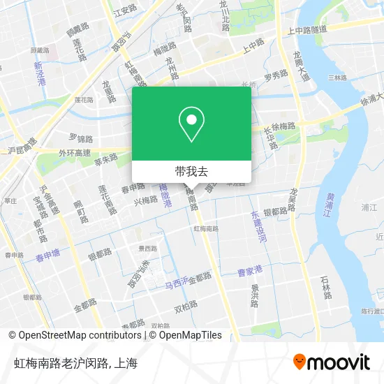 虹梅南路老沪闵路地图