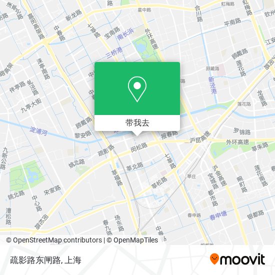 疏影路东闸路地图
