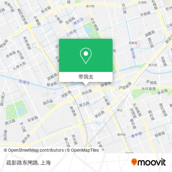 疏影路东闸路地图