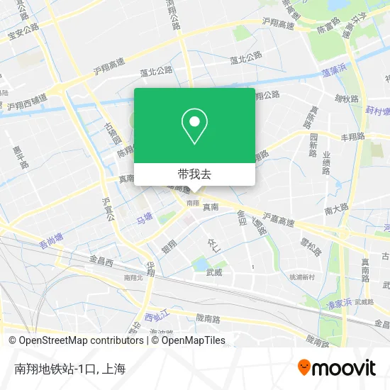 南翔地铁站-1口地图