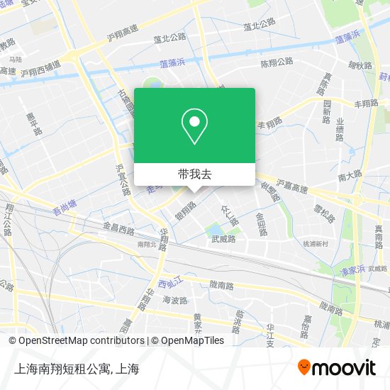 上海南翔短租公寓地图