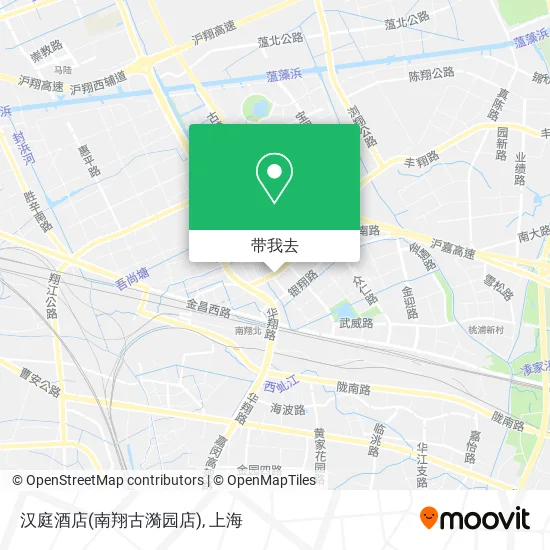 汉庭酒店(南翔古漪园店)地图