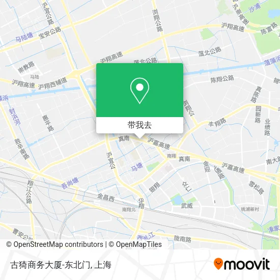 古猗商务大厦-东北门地图