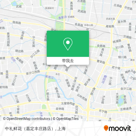 中礼鲜花（嘉定丰庄路店）地图