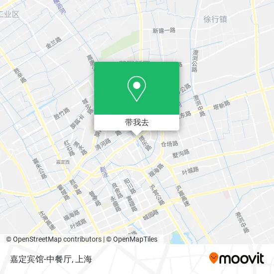 嘉定宾馆-中餐厅地图