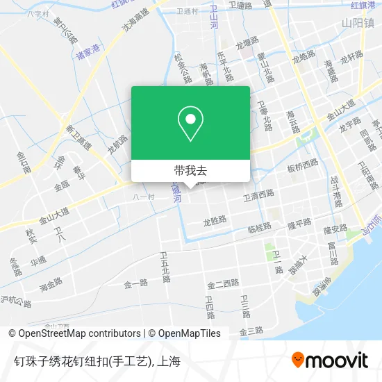 钉珠子绣花钉纽扣(手工艺)地图