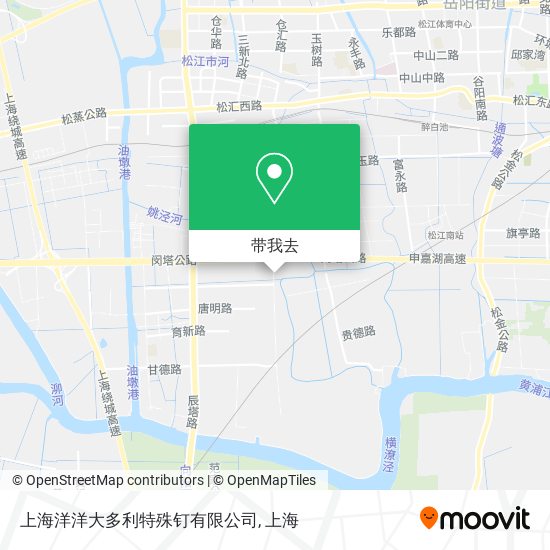上海洋洋大多利特殊钉有限公司地图