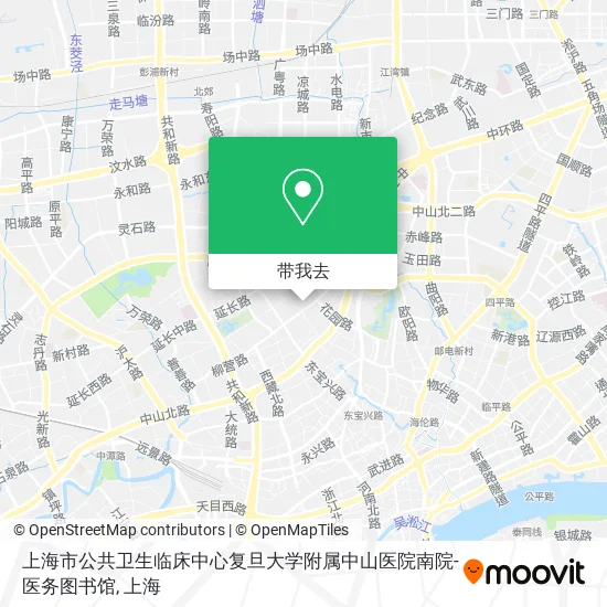 上海市公共卫生临床中心复旦大学附属中山医院南院-医务图书馆地图