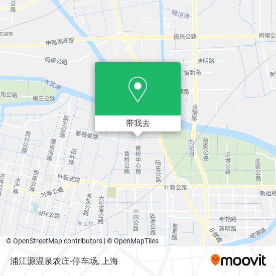 浦江源温泉农庄-停车场地图