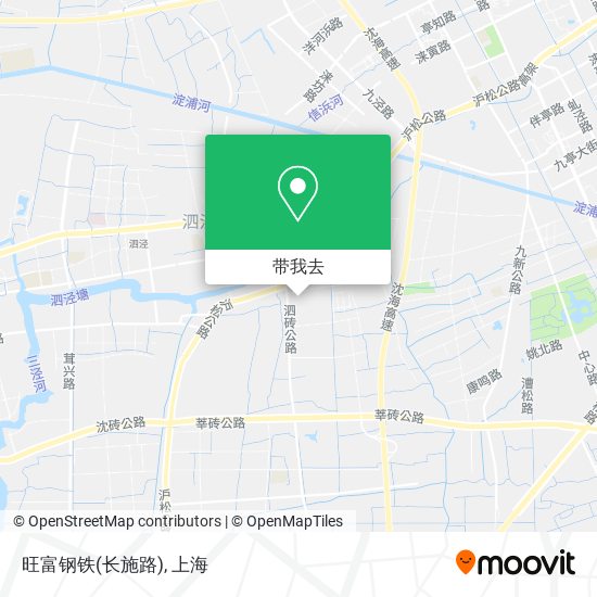 旺富钢铁(长施路)地图