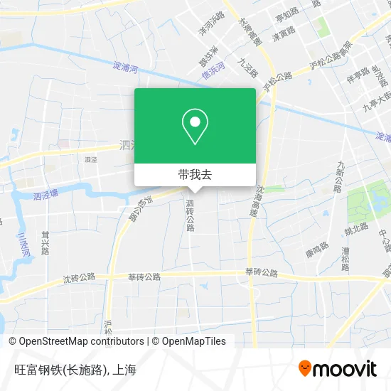 旺富钢铁(长施路)地图