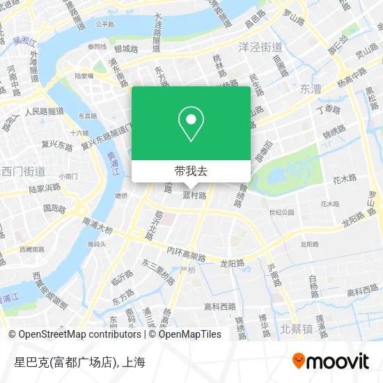 星巴克(富都广场店)地图