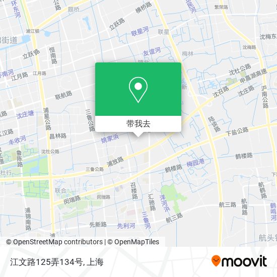 江文路125弄134号地图