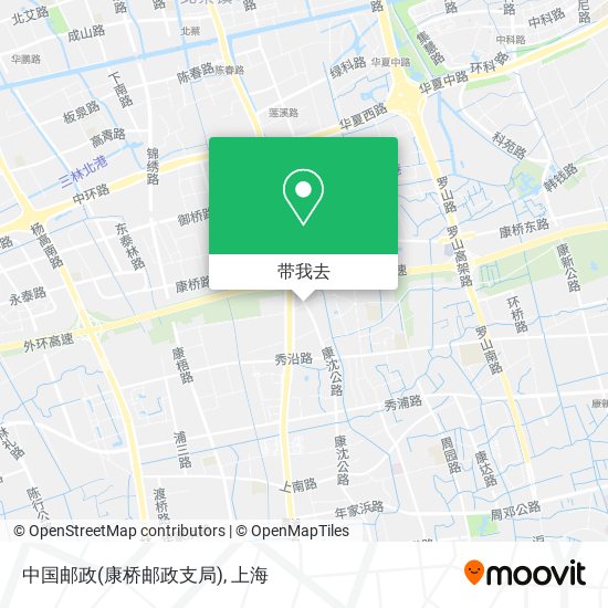 中国邮政(康桥邮政支局)地图