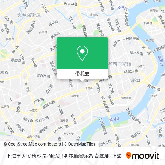 上海市人民检察院-预防职务犯罪警示教育基地地图