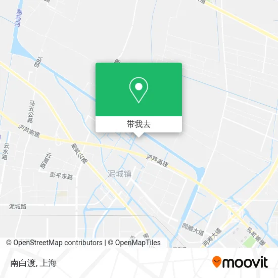 南白渡地图