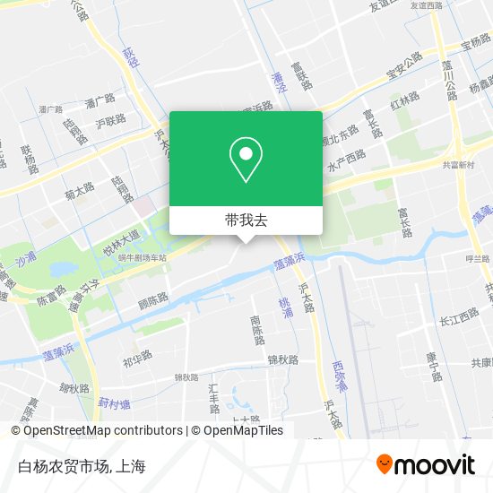 白杨农贸市场地图