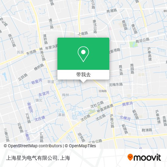 上海星为电气有限公司地图