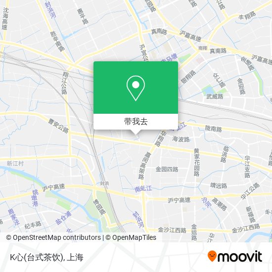 K心(台式茶饮)地图