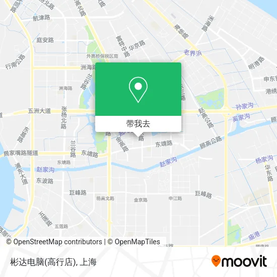 彬达电脑(高行店)地图