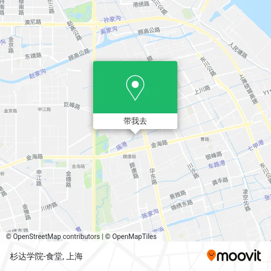 杉达学院-食堂地图