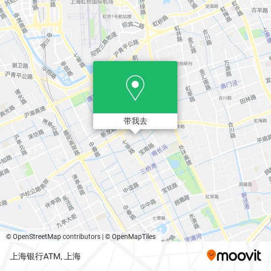 上海银行ATM地图