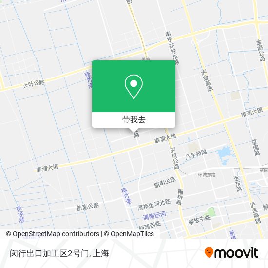 闵行出口加工区2号门地图