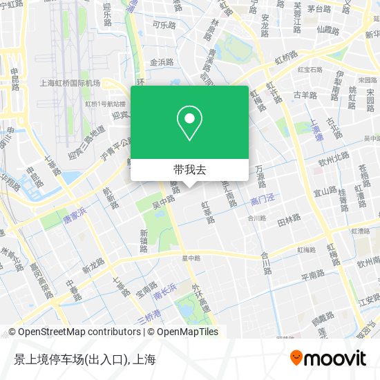 景上境停车场(出入口)地图