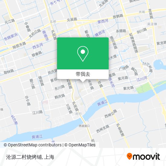 沧源二村烧烤铺地图