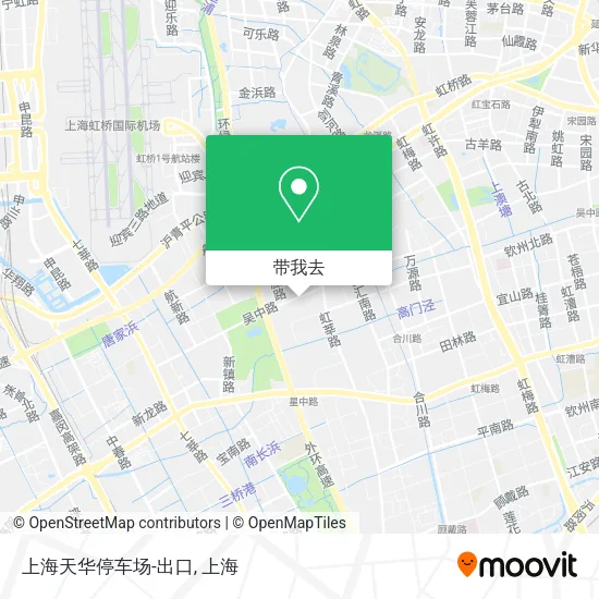 上海天华停车场-出口地图