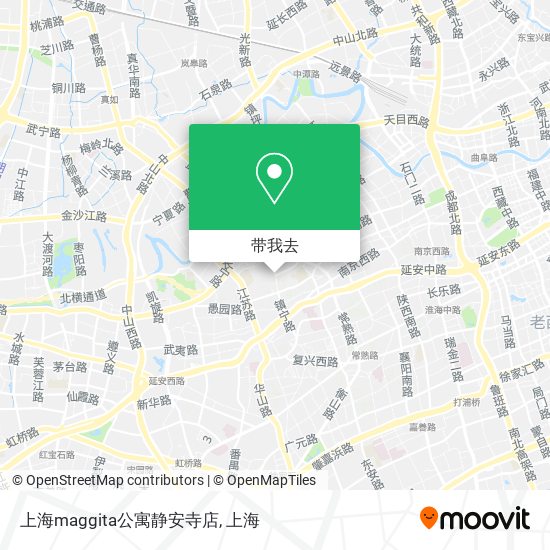 上海maggita公寓静安寺店地图