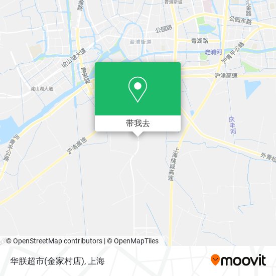 华朕超市(金家村店)地图