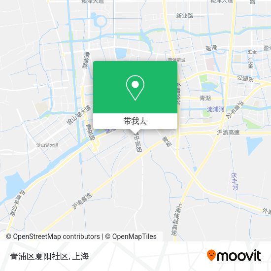 青浦区夏阳社区地图