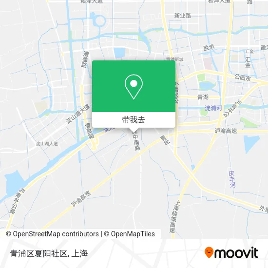 青浦区夏阳社区地图